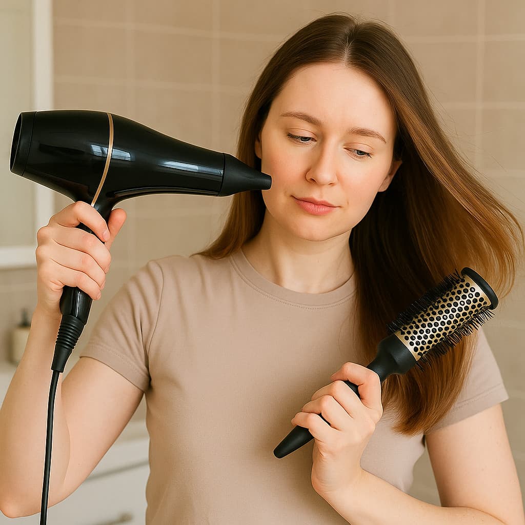 Secador de Cabelo Profissional 1800W 127V secagem rápida e modelagem brilho e maciez profissional