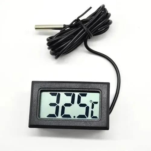 Termômetro Digital Com Sonda Para Freezer, Geladeira, Chocadeira, Estufa, Incubadora Cabo 1 Metro C°