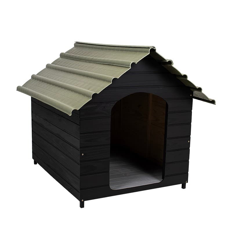Casa Casinha De Cachorro com Telhado Ecológico Gigante N6 Cor Tabaco