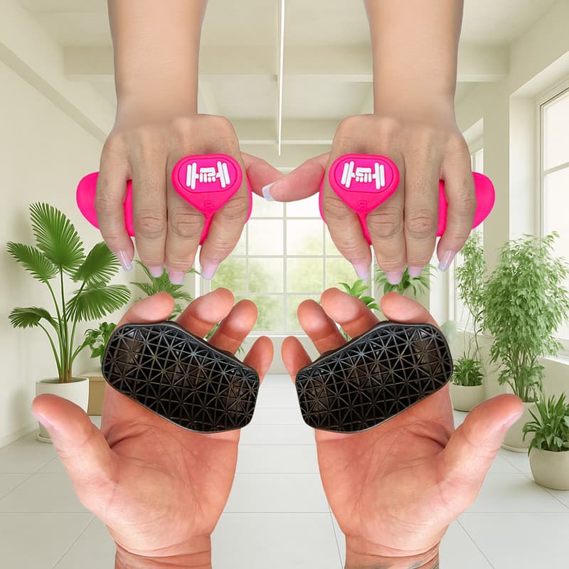 Kit Luva Anticalo Entre Os Dedos Para Treino Pesado Estilo Casual Compacta
