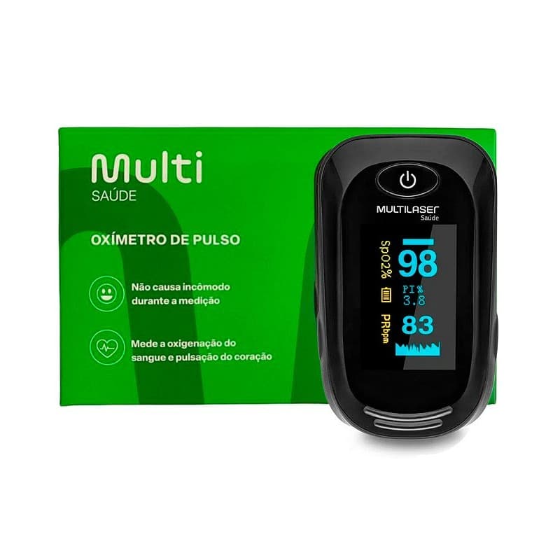 Oxímetro De Dedo Oled Graph, Multi