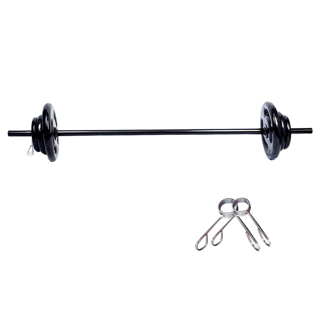Kit Body Pump Barra + 6kg Anilha Emborrachada | Musculação Academia Treino Funcional