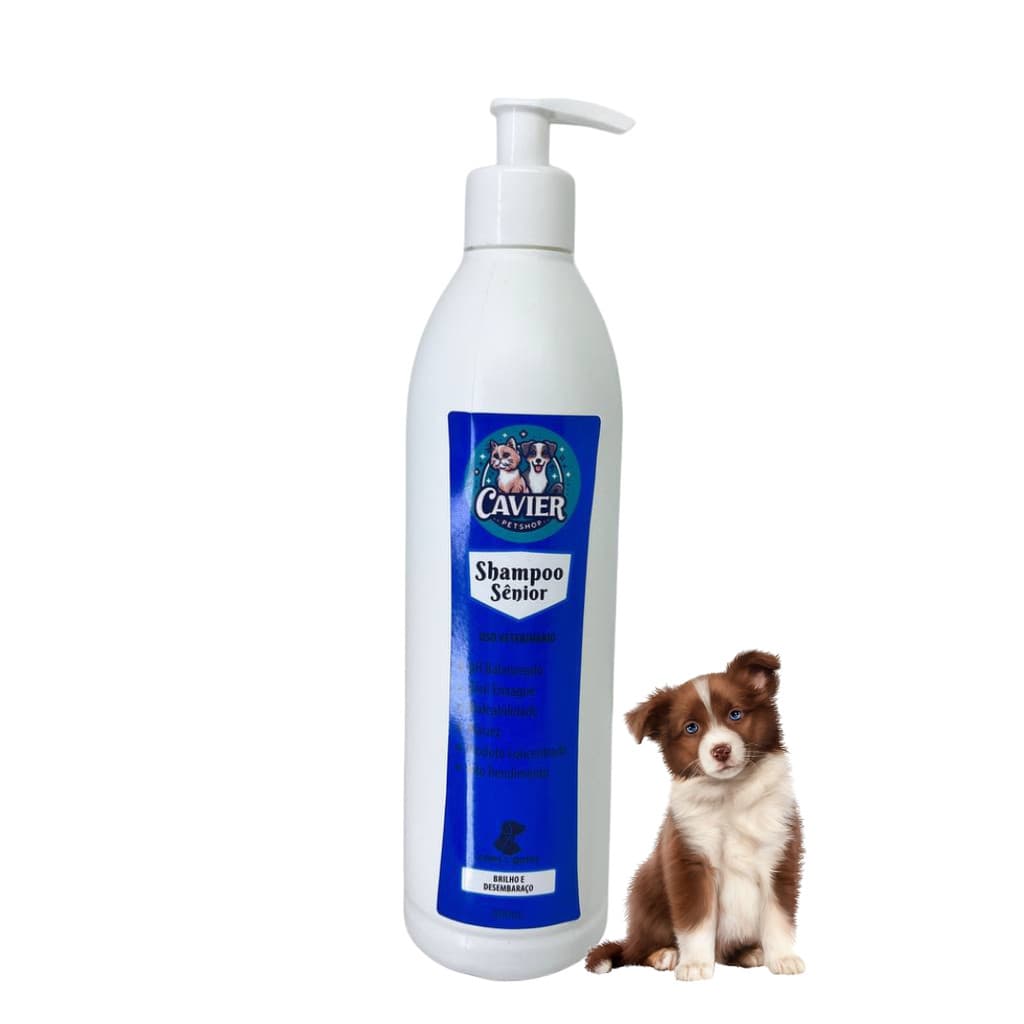 Shampoo Senior Para Cães e Gatos - Cavier Pet