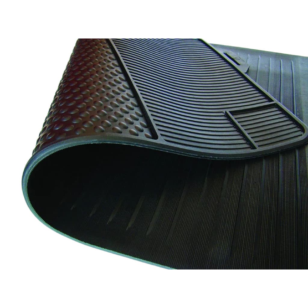 Tapete Automotivo Universal 4pçs Borracha Antiderrapante Preto Resistente