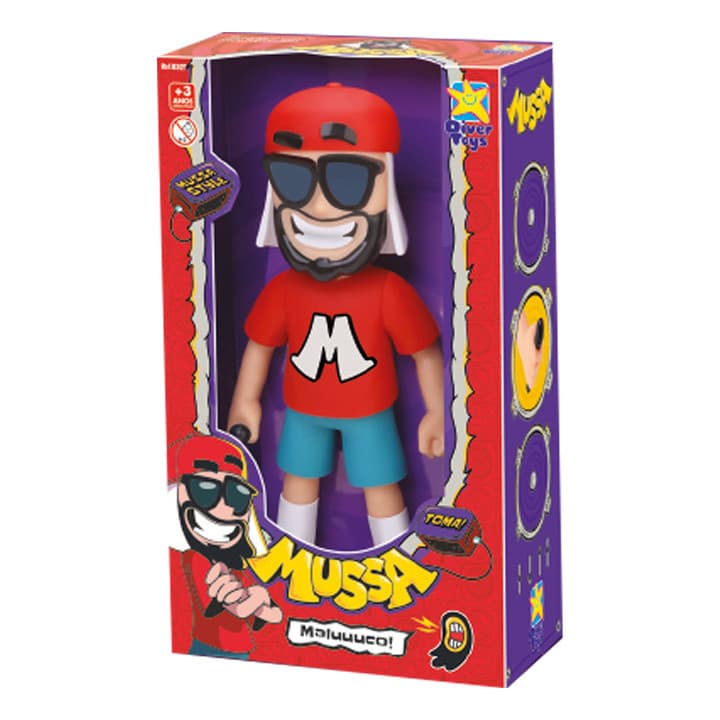 Boneco Mussa Articulado Divertoys Em Vinil DiverToys8321