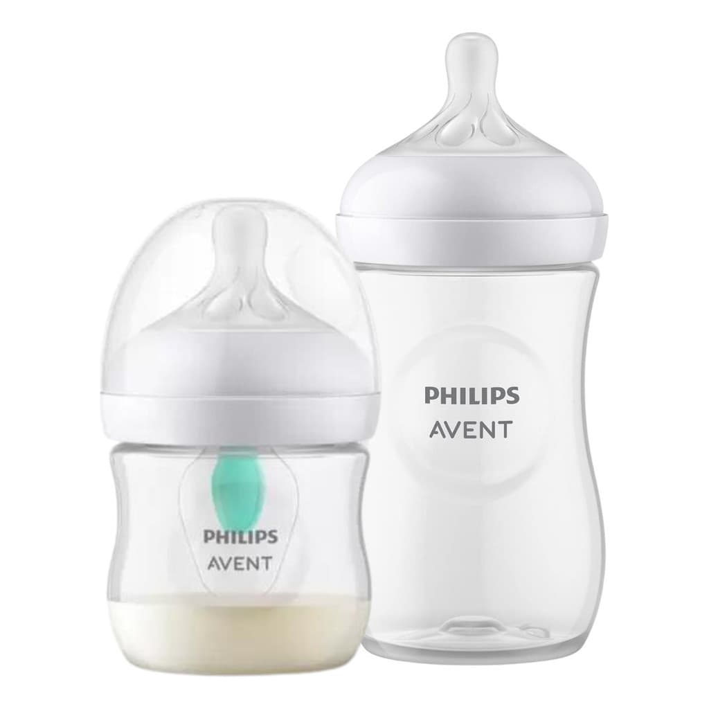 Kit Mamadeira Bebê Avent Pétala Com Válvula  Airfree Bico Silicone Recem Nascido