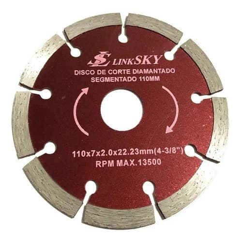 Disco Corte Segmentado Para Esmerilhadeira Furo 22mm