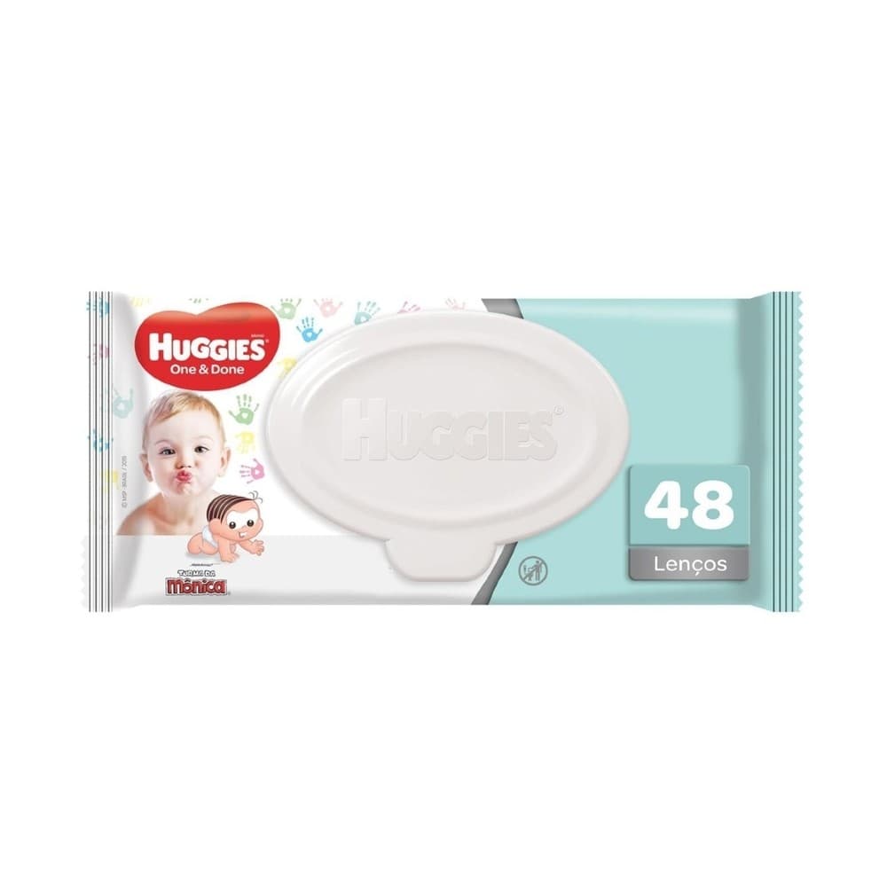 Toalhas Umedecidas Huggies One & Done 48 Unidades