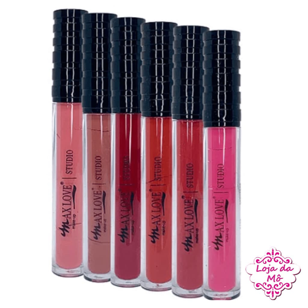 Batom Líquido Matte Confort + Hidratação 24 Horas 710 a 715 - Max Love
