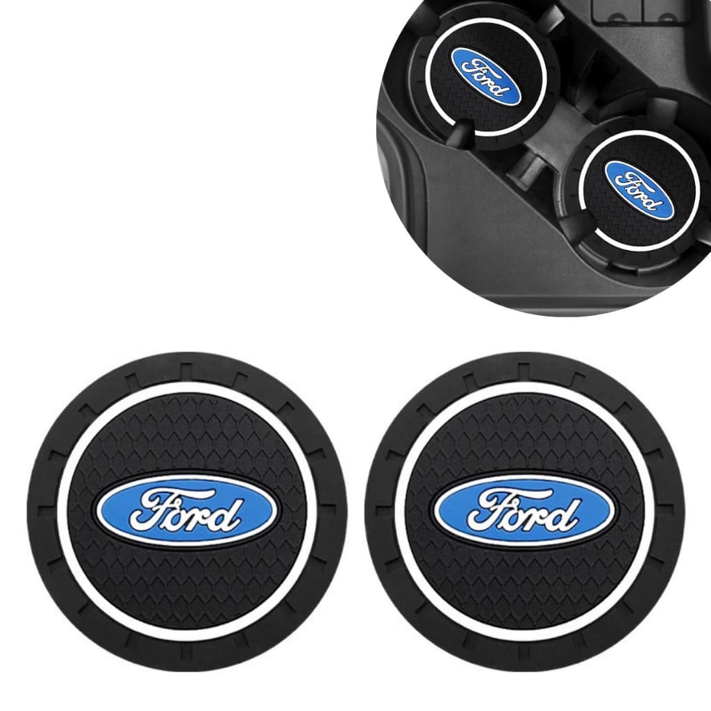 Acessórios para Ford Ka Ranger Focus Ecosport New Fiesta Fusion Tapete protetor porta-copos automotivo