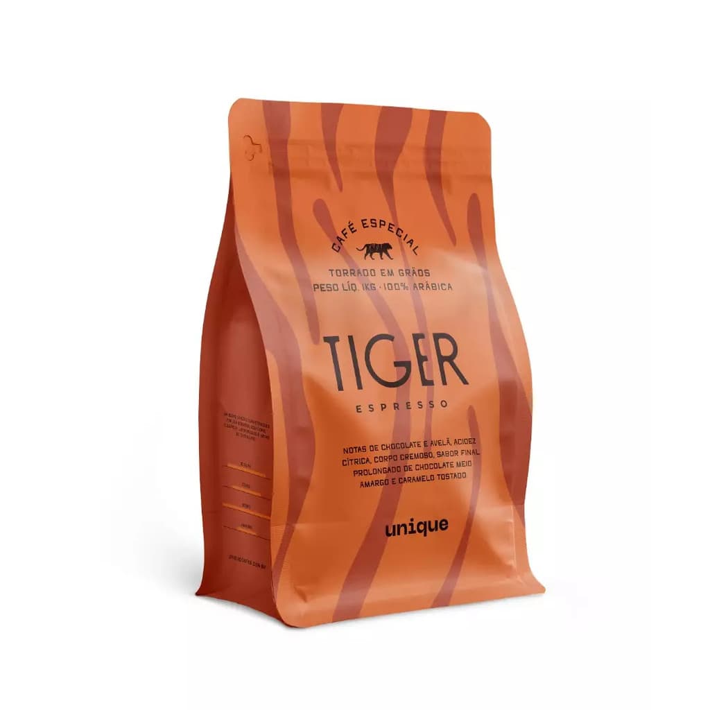 Café em Grãos Torrado Tiger Unique Especial 1kg