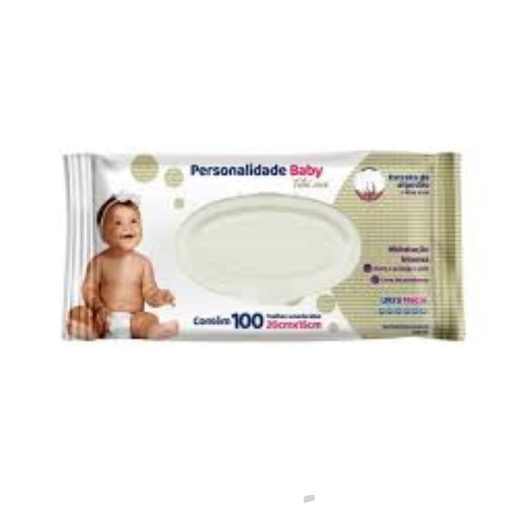 Toalhas Umedecidas Personalidade Baby Total Care 100 Uni