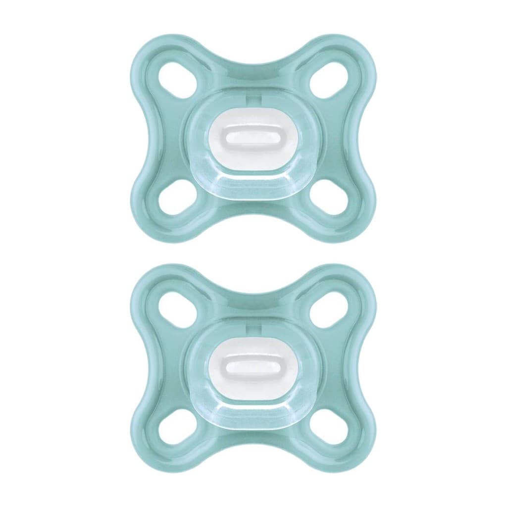 Kit 2 Chupetas Comfort 100% Silicone 0-6 Meses Neutra - MAM