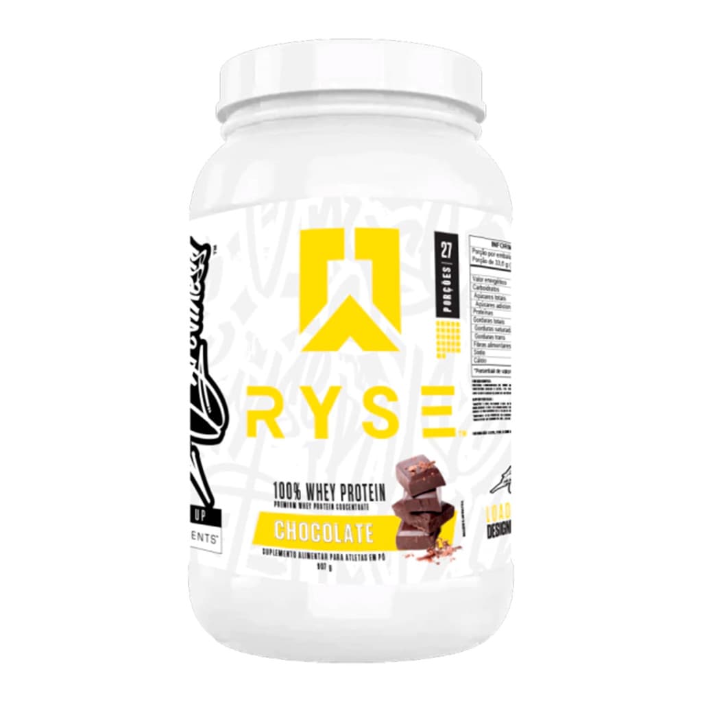 Whey Protein Loaded Protein 907g Pote Chocolate Ryse Supps