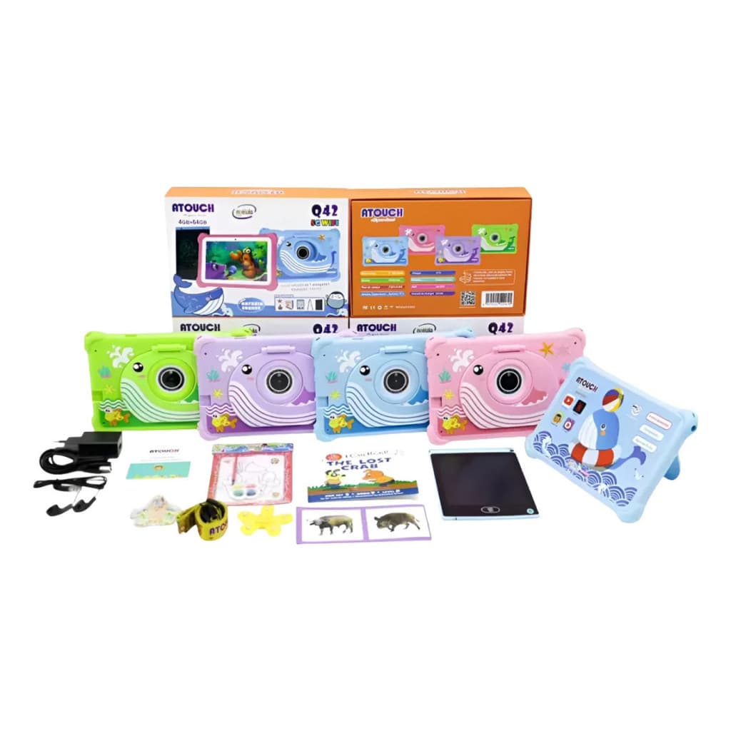 Tablet Infantil 64Gb 4Gbram Android Wi-Fi Férias Com Brinde