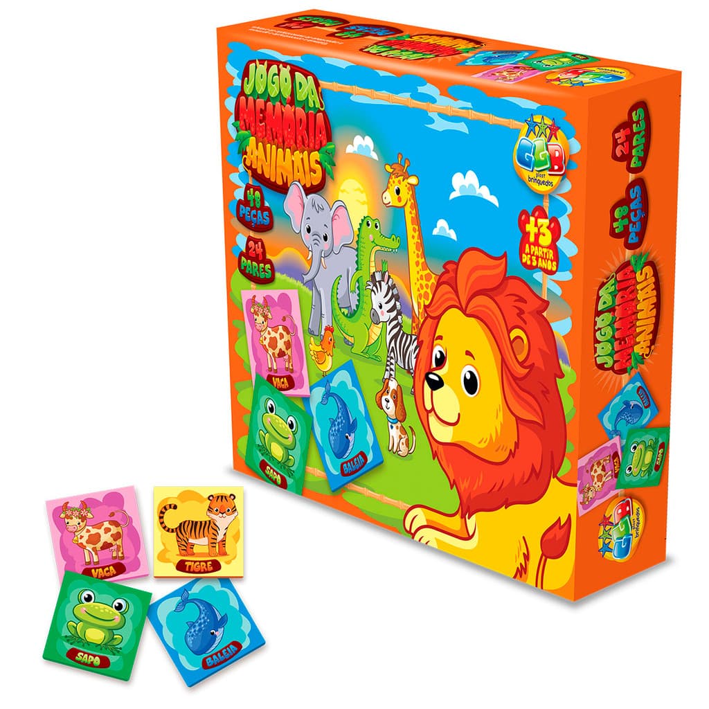 Jogo da Memoria Infantil dos Animais Para Crianças e Familia Jogos Educativos