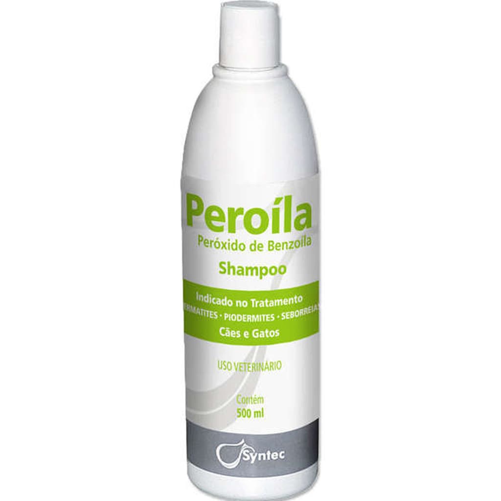 Peroíla Syntec Shampoo Dermatológico para Cães e Gatos - 500 mL