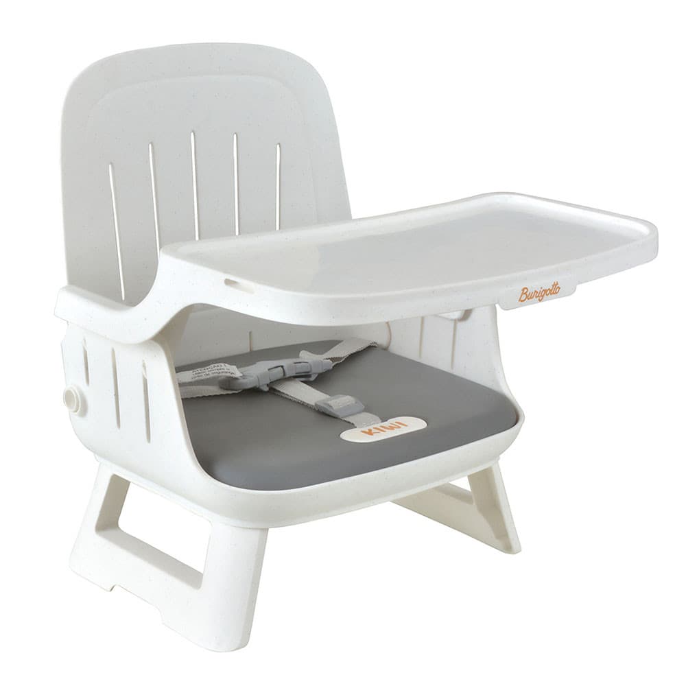 Cadeira Portátil de Alimentação Burigotto Kiwi de 6 Meses até 15 Kg Polar Branco