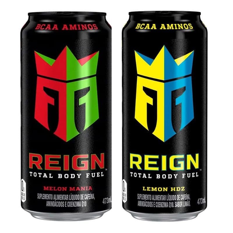 Energetico Reign Melon Mania Lemon HDZ Coca-Cola 473ml REIGN Suplemento Liquido Sabores