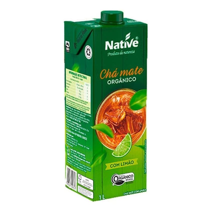 Chá Mate Com Limão Orgânico Native 1 Litro