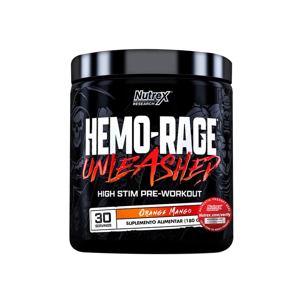 Pré-Treino Hemo-Rage Ultra-Concentrado 180g - Nutrex Research