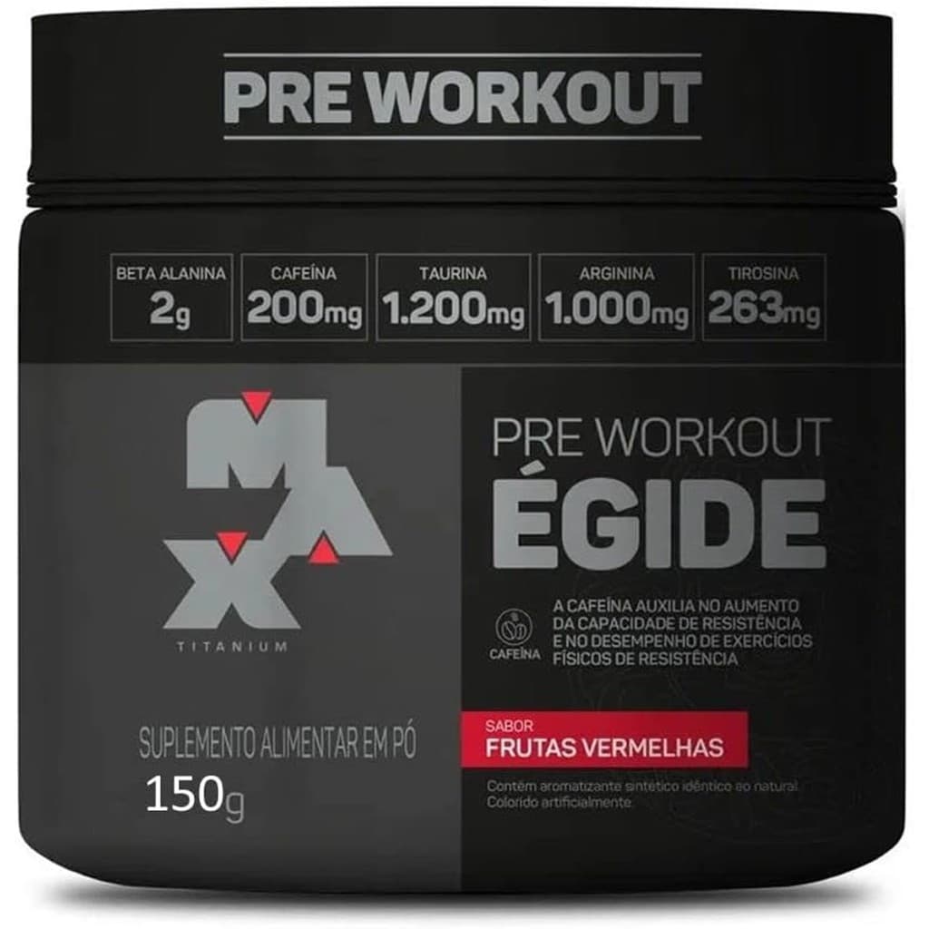 Pré Treino Max Titanium  Égide - 150g (todos os sabores)