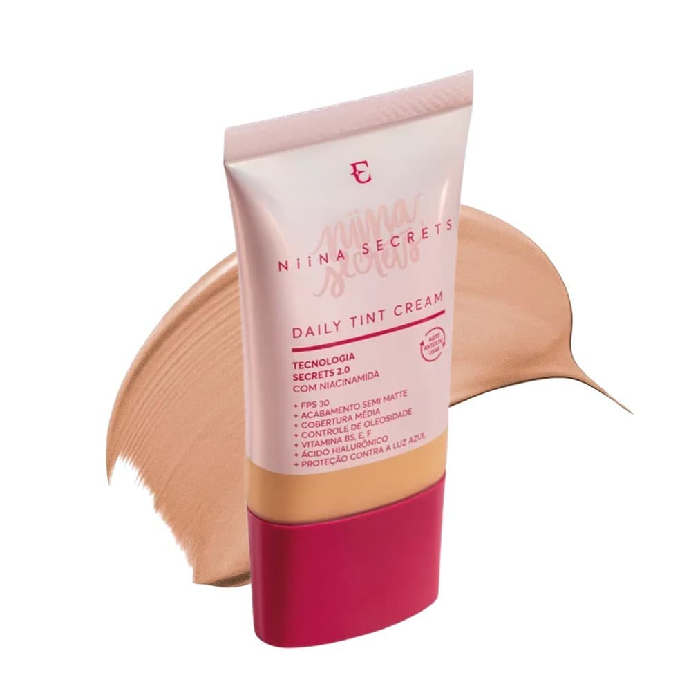 Kit 2 Base Líquida Daily Tint Cor 13 Niina Secrets Eudora 25ml