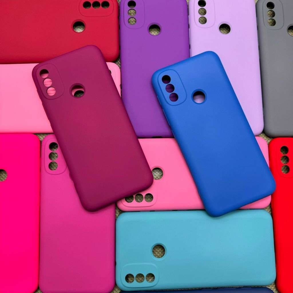 Capa Capinha de Celular - E20 - Motorola Silicone Aveludado Capinha Case