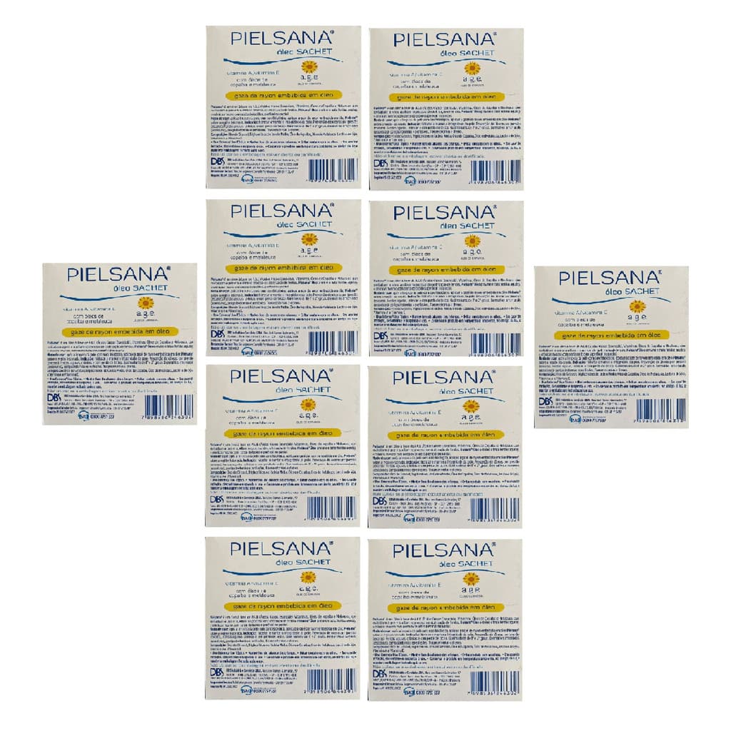 Kit 10x Curativo Rayon Com Age 7,5cm X 7,5 Pielsan Un Dbs