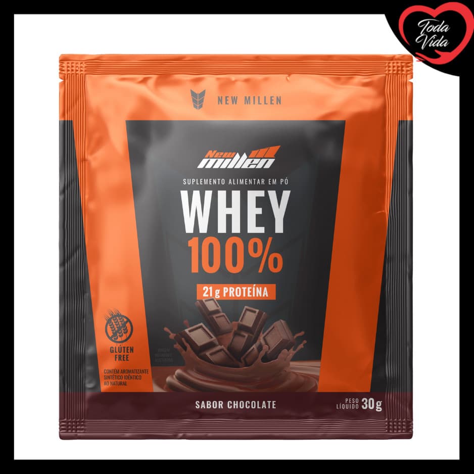 SACHE 30G WHEY 100% PROTEIN – CHOCOLATE NEW MILLEN