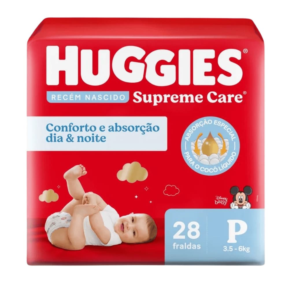 Fralda Huggies Supreme Care P 28 Unidades