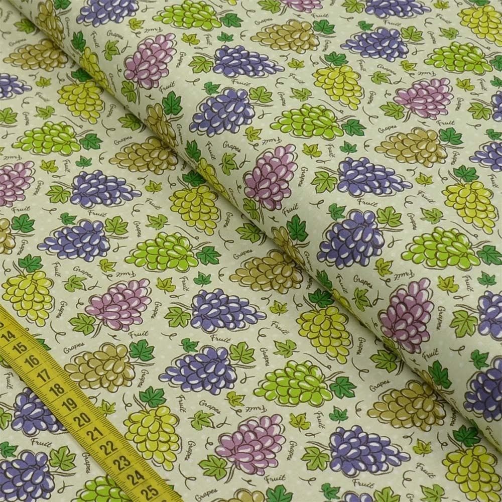 Tecido Estampado para Patchwork - Modern Kitchen: Grapes (0,50x1,40)
