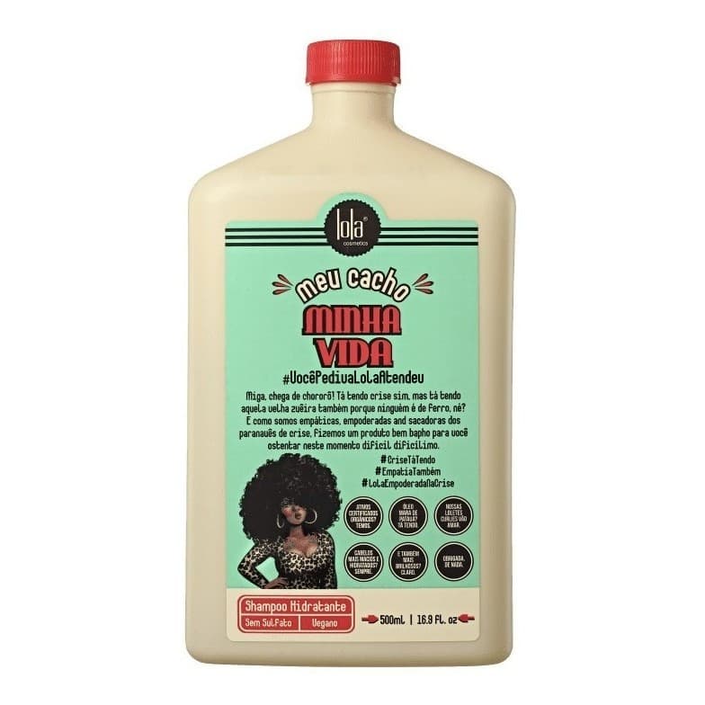 Shampoo Hidratante Lola Cosmetics Meu Cacho Minha Vida 500g