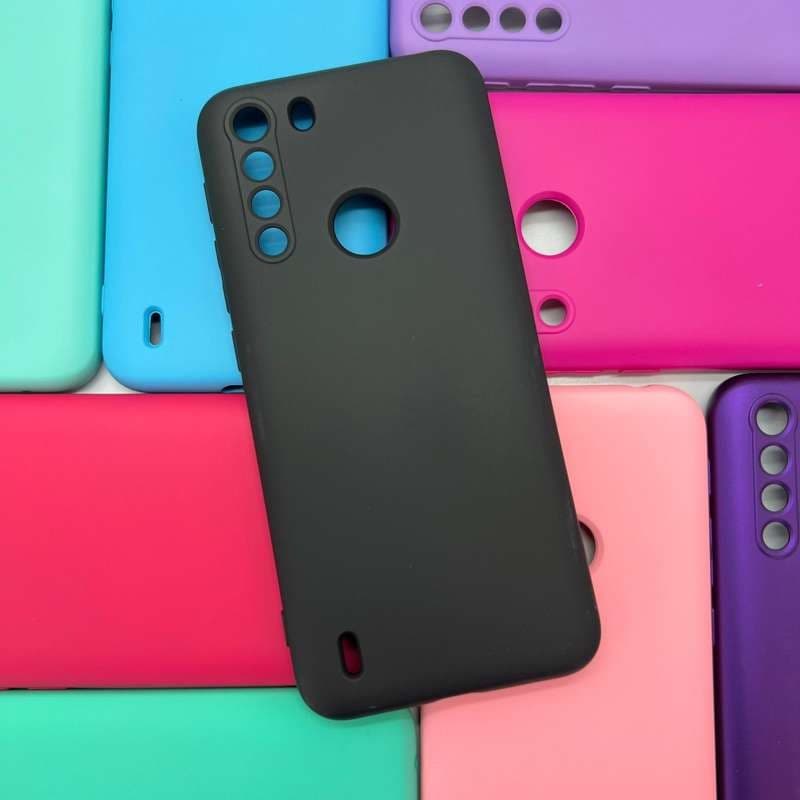 Capa Capinha de Celular - One Fusion - Motorola Silicone Aveludado Capinha Case