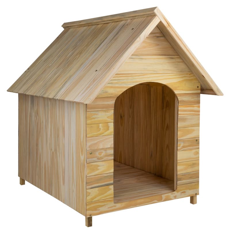 Casa Casinha De Cachorro em Madeira Sem Pintura Grande N5