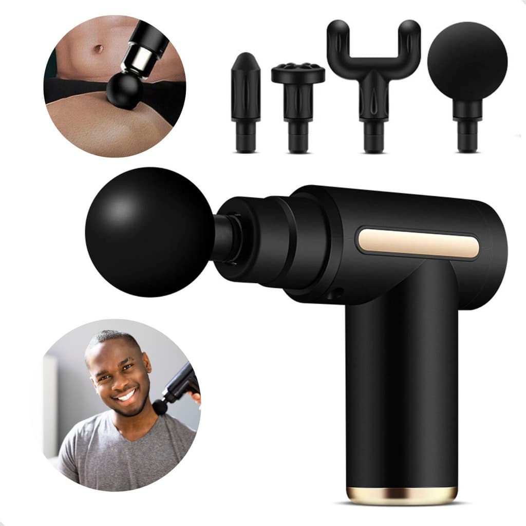Pistola Massageadora Massagem Muscular Portátil Elétrico Cor