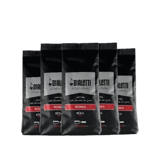 Kit 10kg Café Torrado Em Grãos Bialetti 100% Arábica