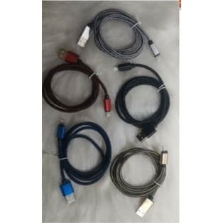 Cabo Carregador Usb 2.0 Smartphone Tablet Android entrada iphone Silicone com ferro 1.3 metro