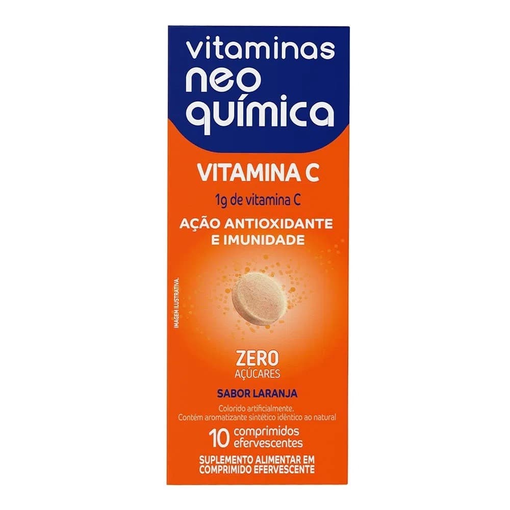 Vitamina C 10 Cápsulas Efervescentes 1g - Neo Química