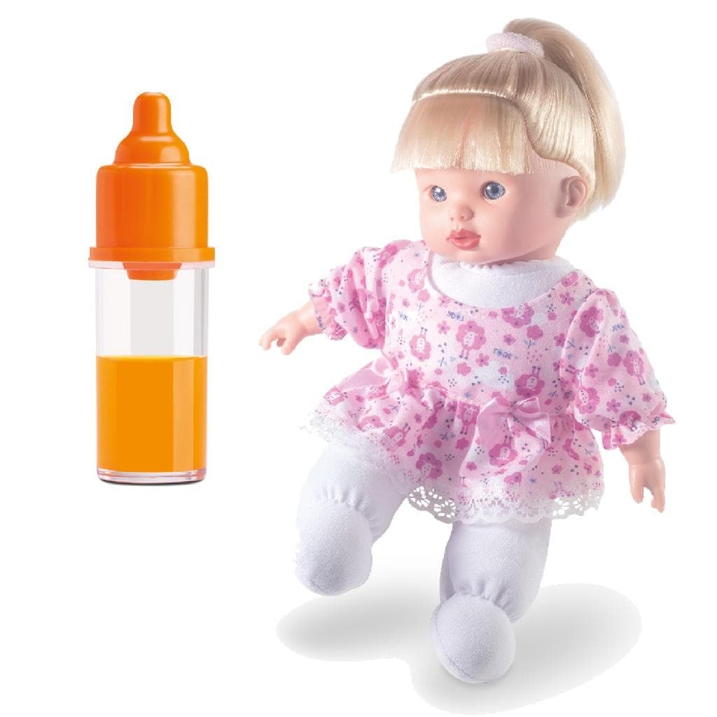Kit Boneca Neném Soft Com Mamadeira Mágica Suquinho - Brinquedos Meninas