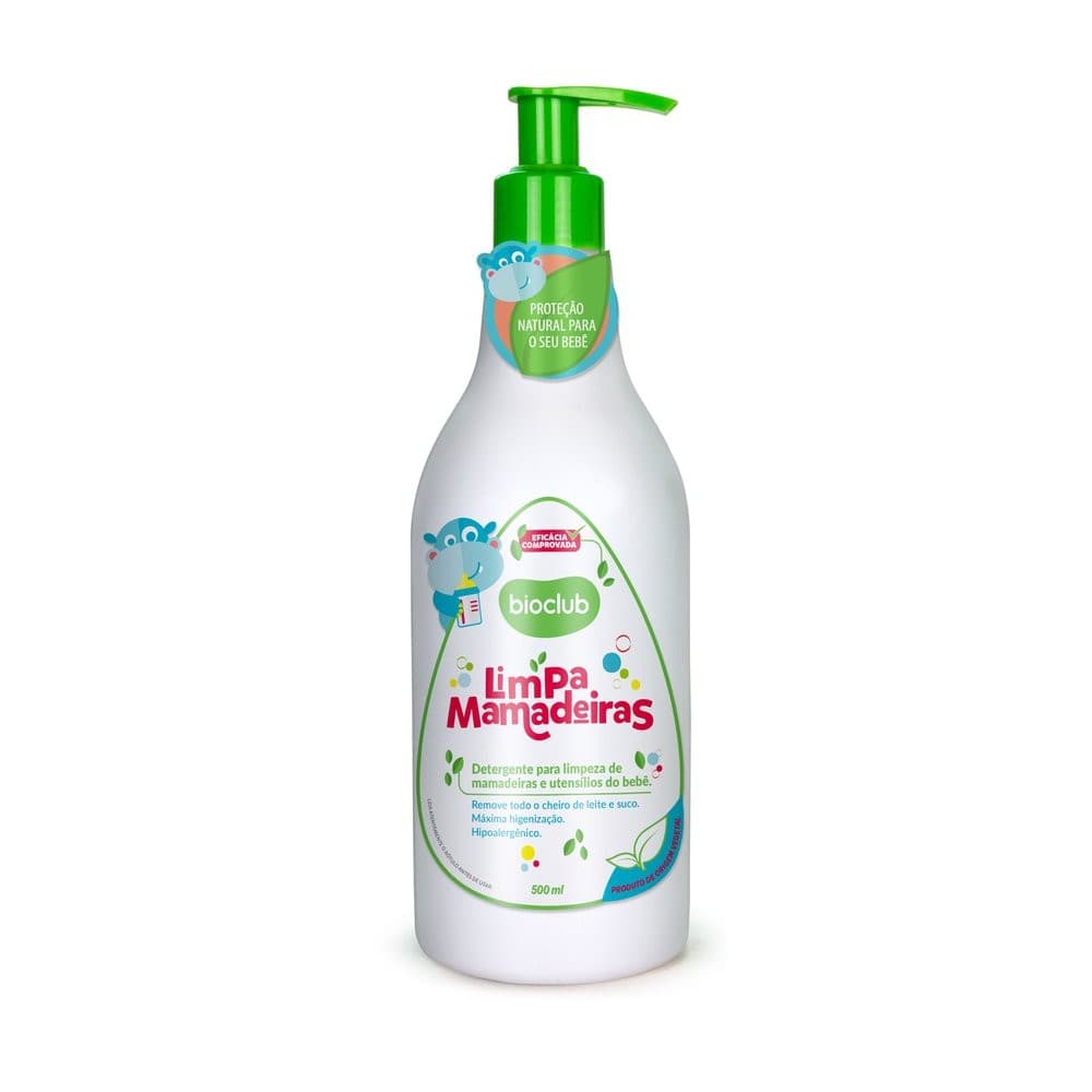 Detergente de Mamadeiras Orgânico - Limpa Mamadeiras Bioclub® 500ml