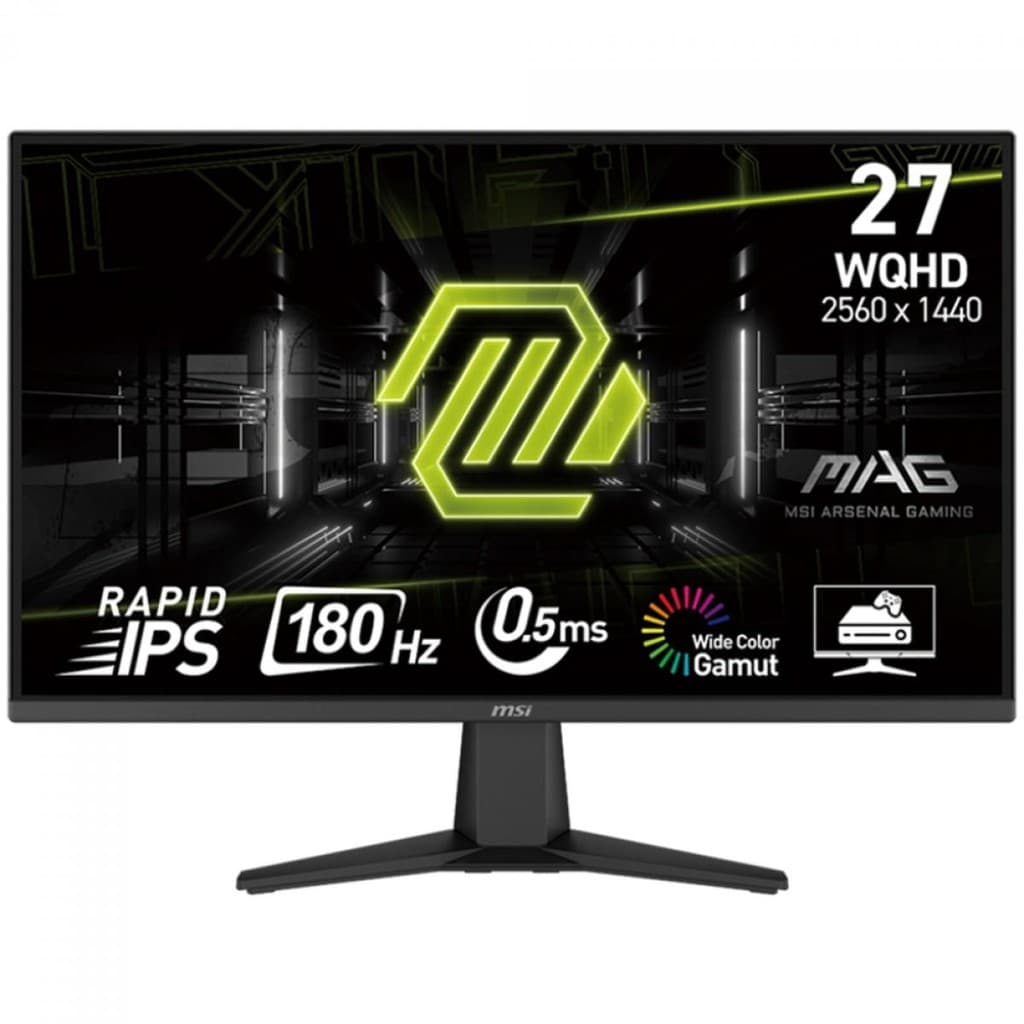 Monitor Gamer MSI MAG 275QF, 27 Pol, WQHD, Rapid IPS, 0.5ms, 180Hz, 101% sRGB, HDMI/DP, MAG 275QF