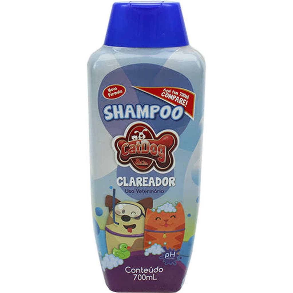Shampoo Clareador CatDog & Cia para Cães e Gatos - 700 mL