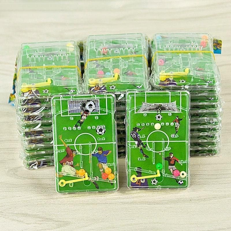 20 Crianças Brinquedos Educativos Jogo De Labirinto De Futebol Para Pinball Festa De Aniversário Decoração Favor Meninos