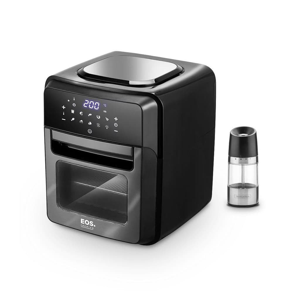 Fritadeira Sem Óleo Air Fryer Toutch Eaf12t 220v Eos Com Moedor Sal ou Pimenta Realce p Tramontina