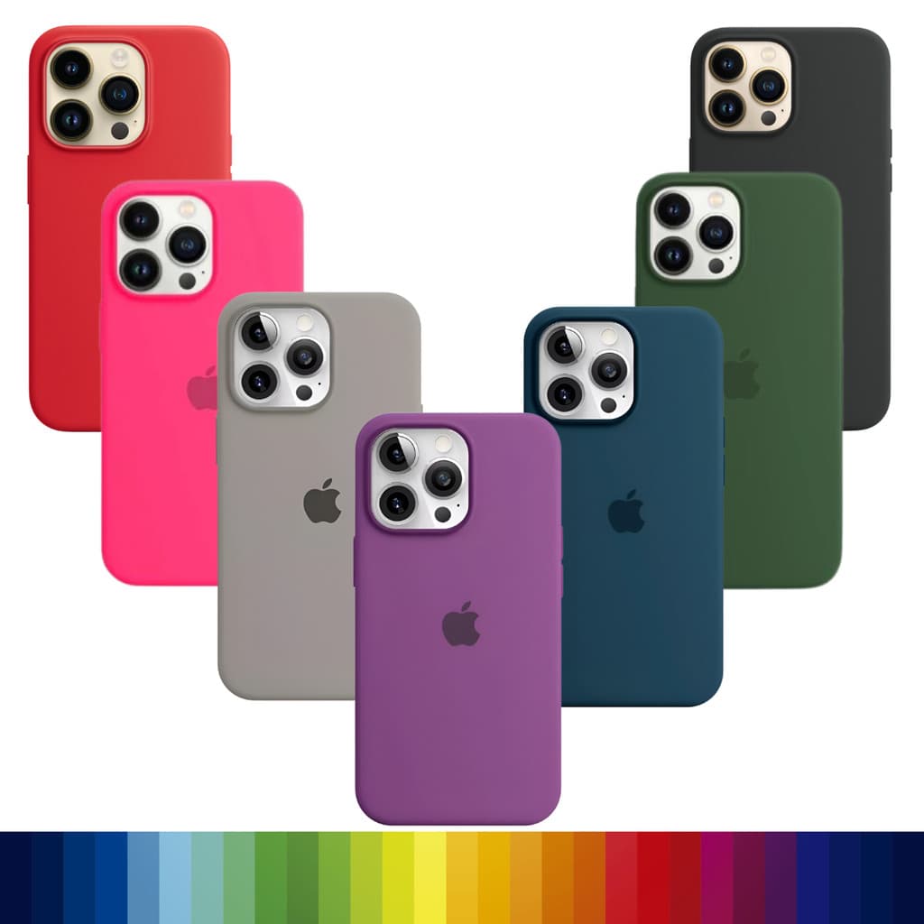 capa Capinha Case luxo Silicone Aveludada proteção Para iPhone 13 13mini 13Pro 13 ProMax