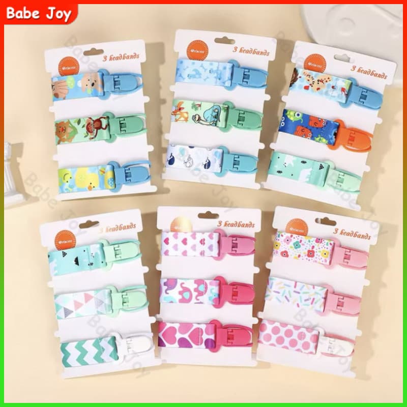 Kit 3 Prendedor de chupeta para bebê Anti queda Cordão Adequado para meninos e meninas Promoções