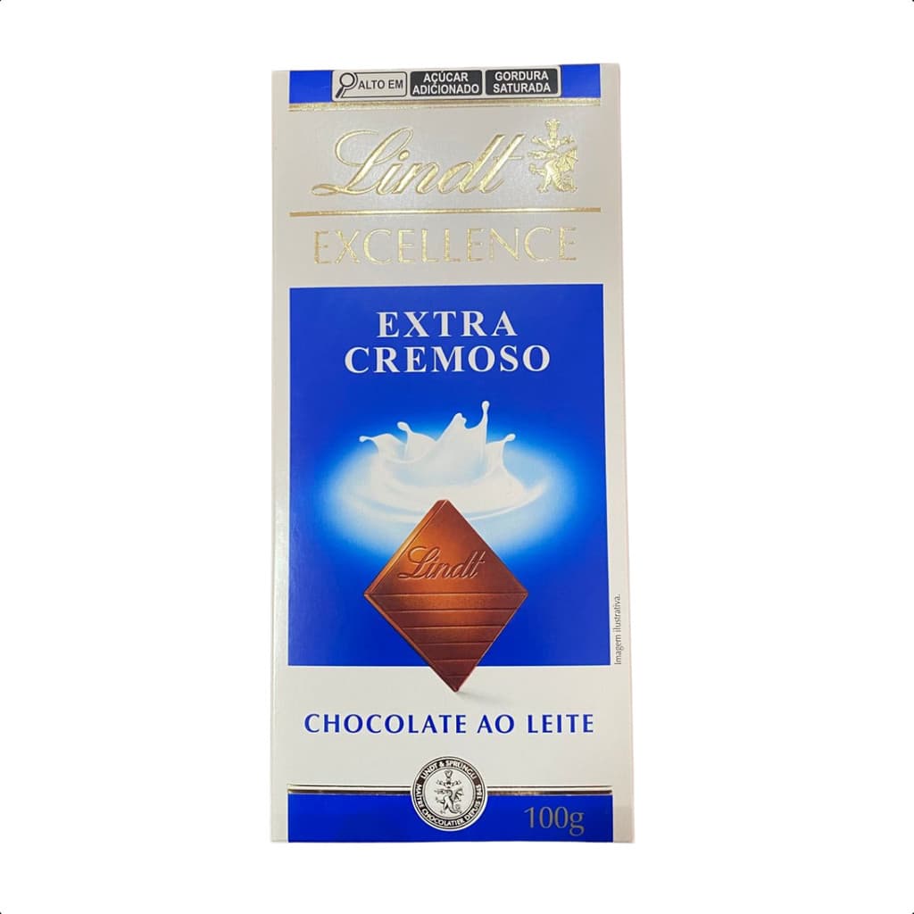 Chocolate Lindt Excellence Ao Leite 100g Importado