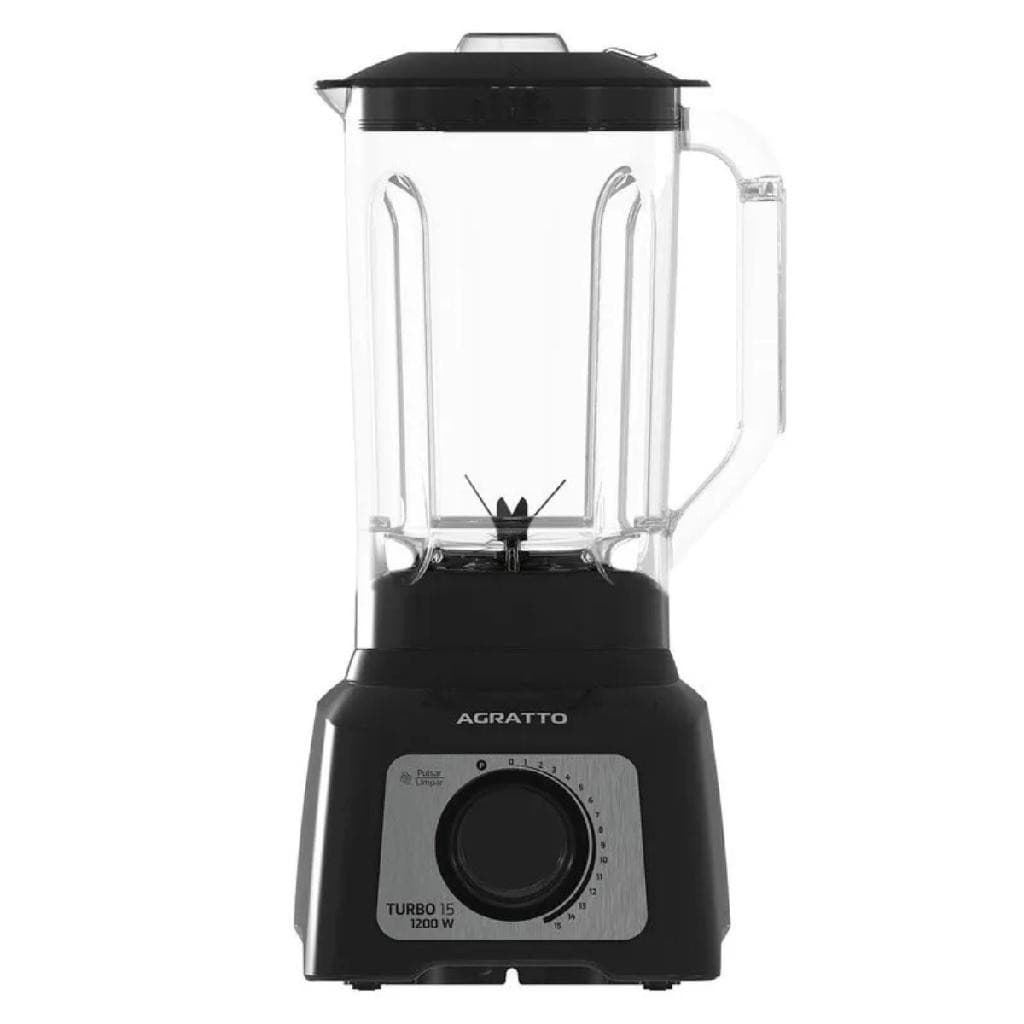 Liquidificador Agratto 3,2l 1200w Turbo  Potente E Resistente
