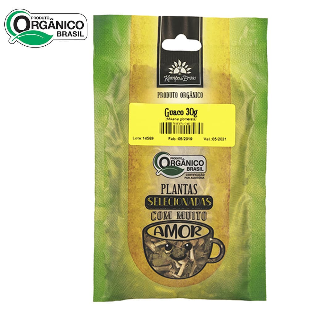 Guaco Orgânico Chá 30g Kampo de Ervas
